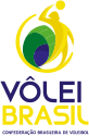Logotipo do Vôlei Brasil no portfólio da RioMarca, destacando o site criado para a Confederação Brasileira de Voleibol.